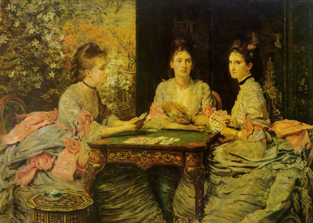 Hearts are Trumps by John Everett Millais