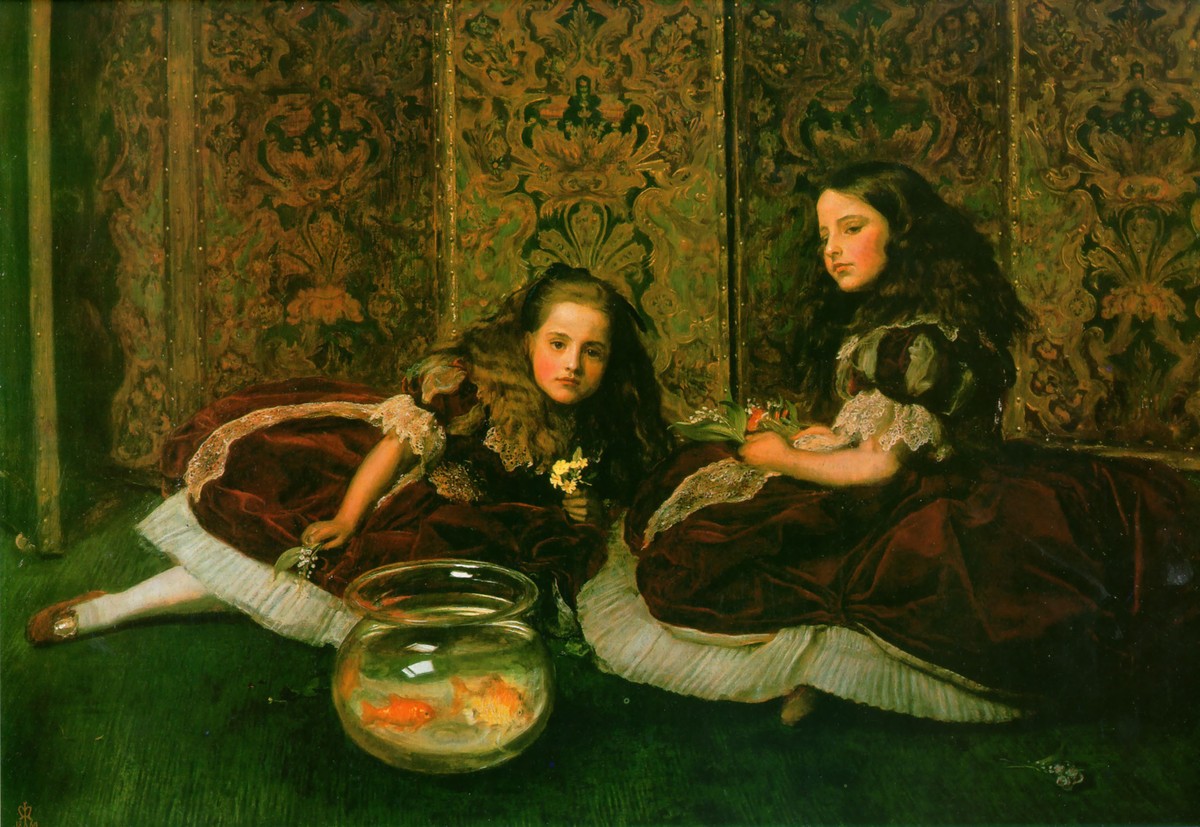 Leisure Hours by John Everett Millais