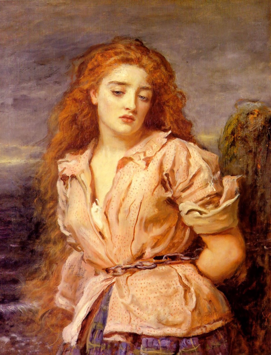 The Matyr of the Solway by John Everett Millais