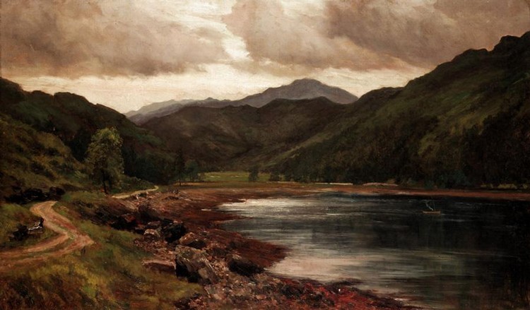 MOUNTAIN LANDSCAPE by John Falconar Slater