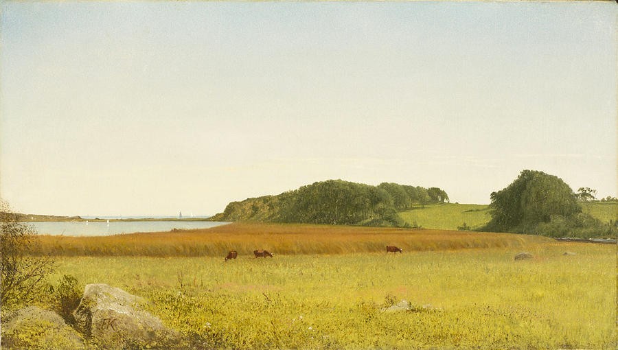 Almys Pond Newport by John Frederick Kensett