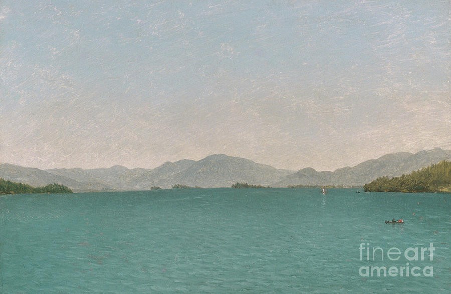 Lake George Free Study by John Frederick Kensett