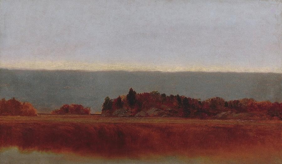 Salt Meadow in October by John Frederick Kensett