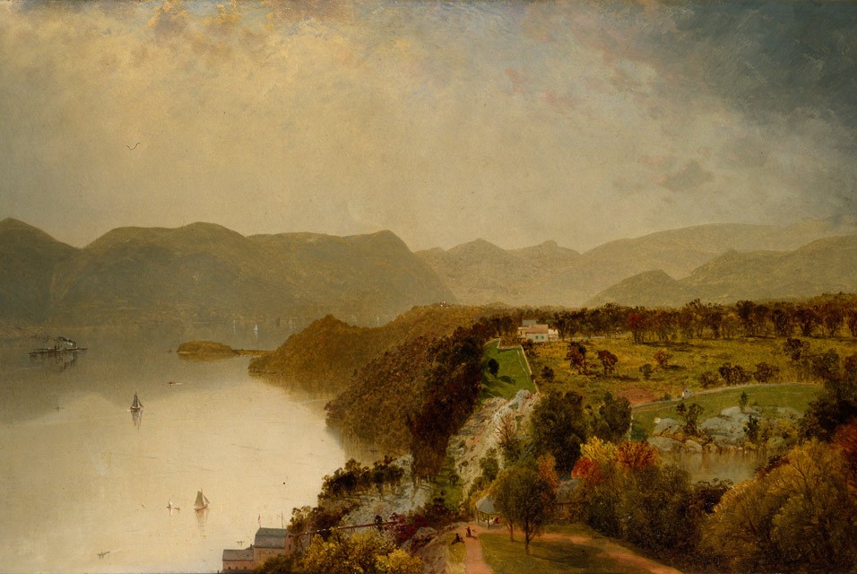 View from Cozzen's Hotel near West Point, N.Y. by John Frederick Kensett