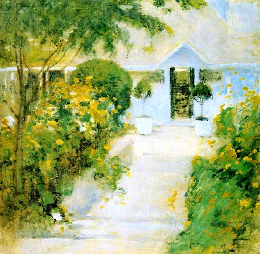 A Garden Path by John Henry Twachtman