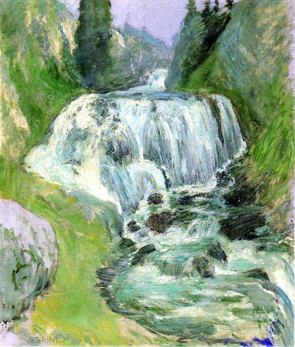 Cascades Waterfall by John Henry Twachtman