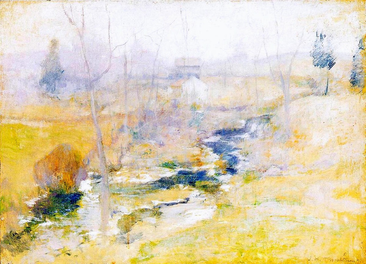 End of Winter by John Henry Twachtman