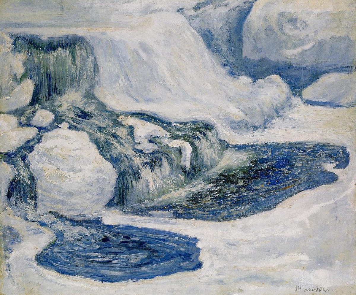 Falls in January by John Henry Twachtman
