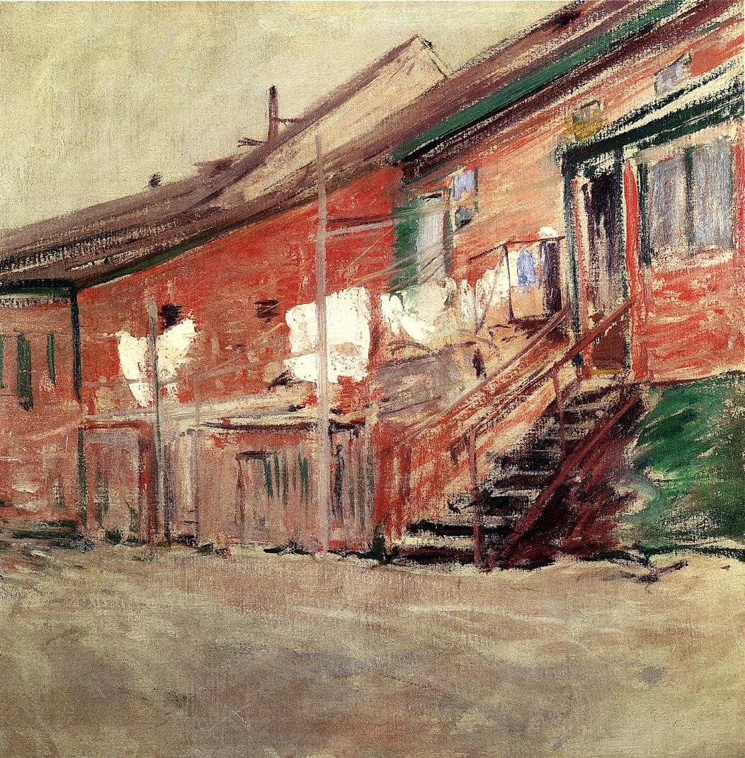Gloucester, Fishermen's Houses by John Henry Twachtman