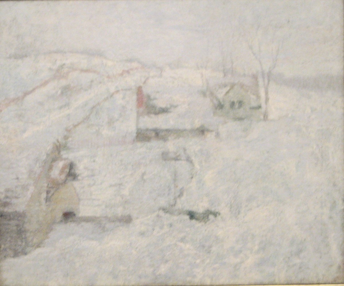 Greenwich Hills in Winter by John Henry Twachtman