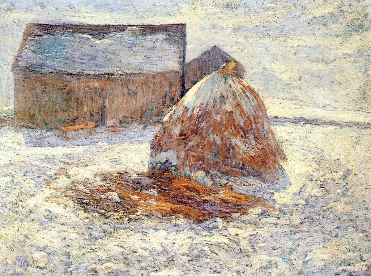 Hayrick by John Henry Twachtman