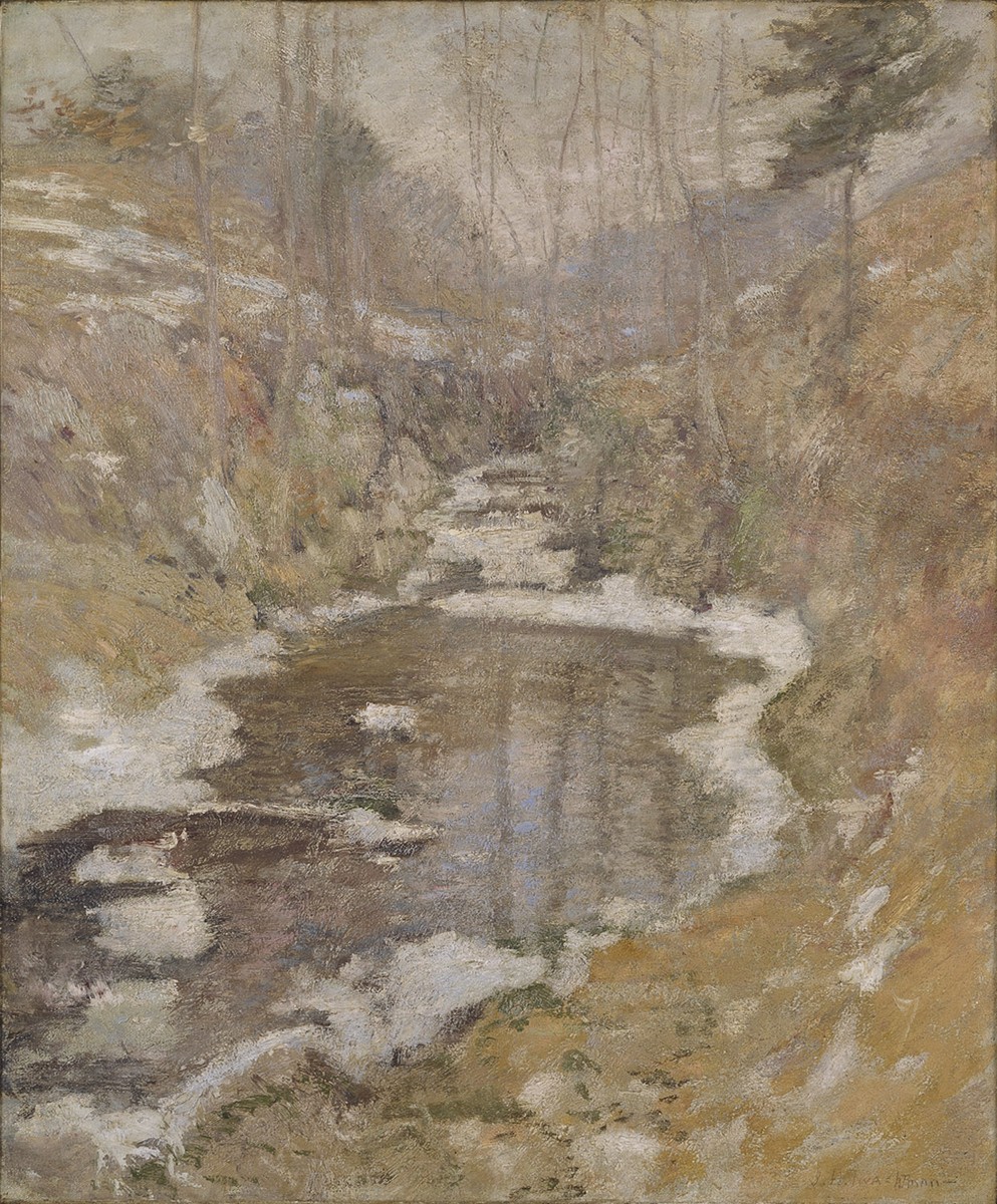 Hemlock Pool by John Henry Twachtman