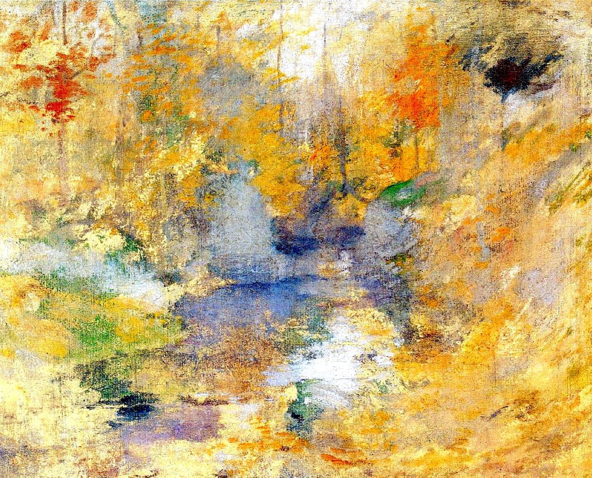 Hemlock Pool (aka Autumn) by John Henry Twachtman