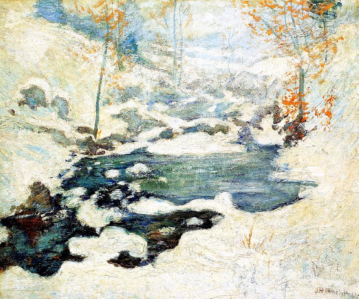 Icebound by John Henry Twachtman