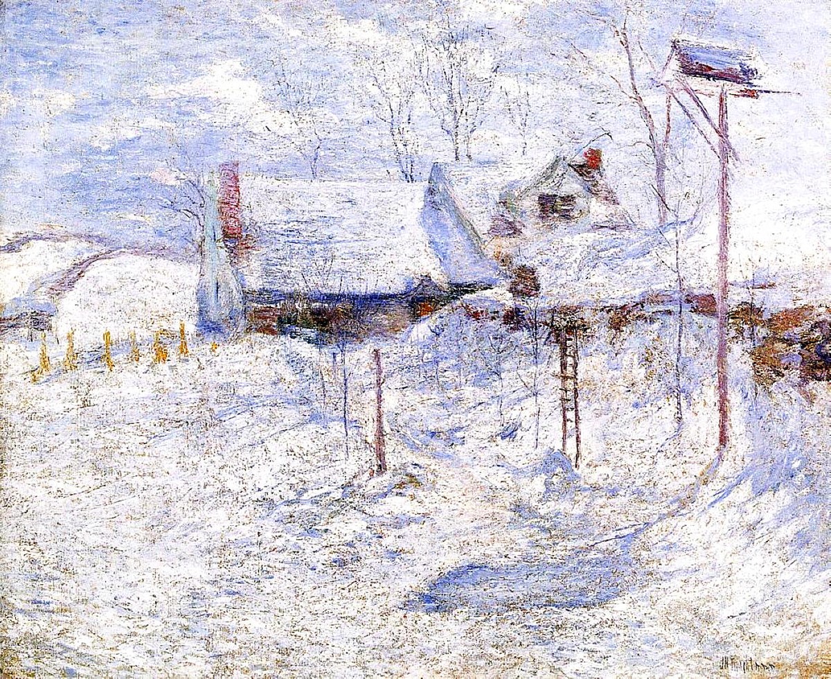 Last Touch of Sun by John Henry Twachtman