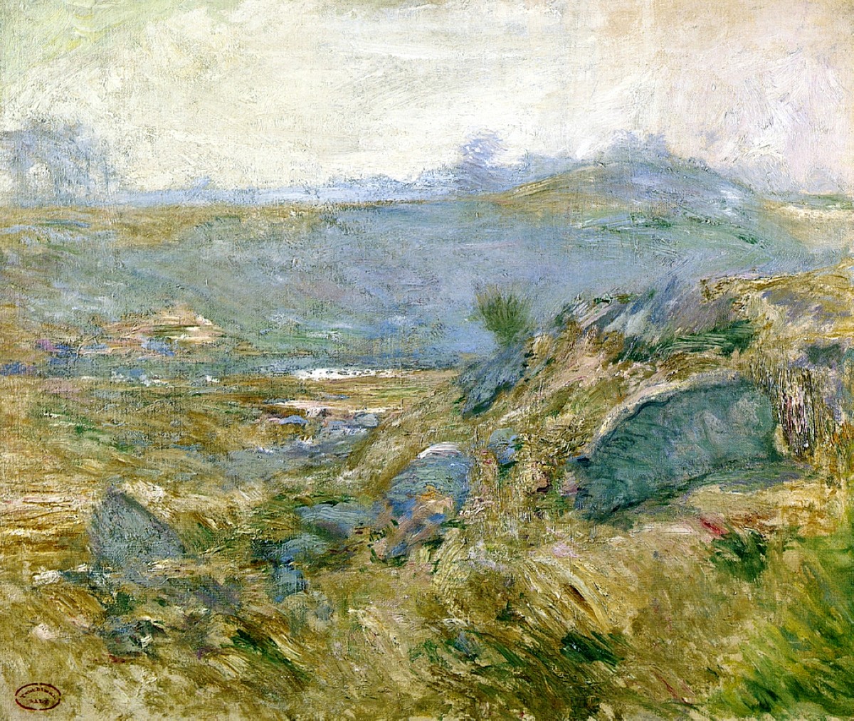 November Haze (aka Upland Pastures) by John Henry Twachtman