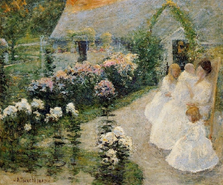 On the Terrace by John Henry Twachtman