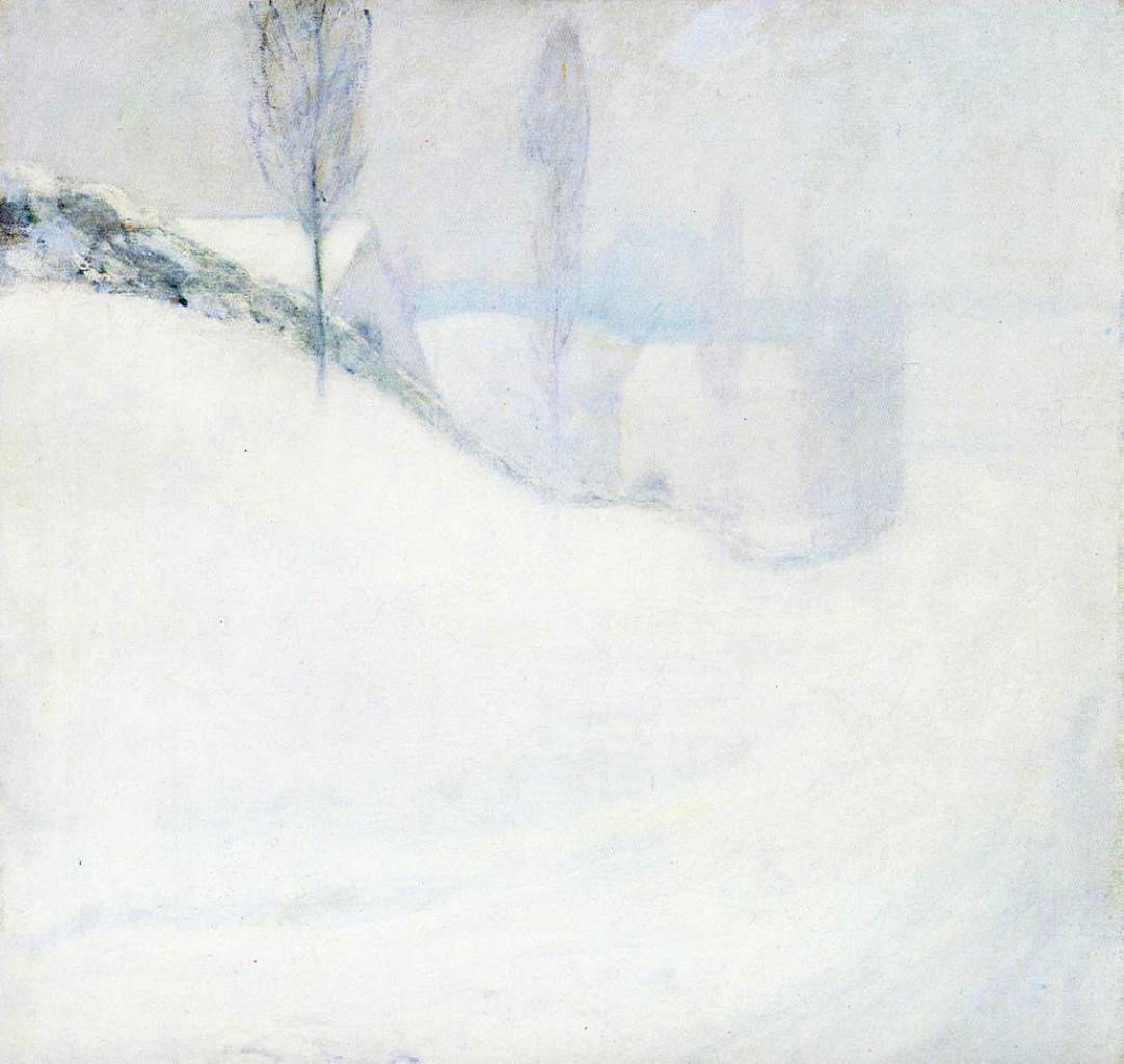 Round Hill Road by John Henry Twachtman