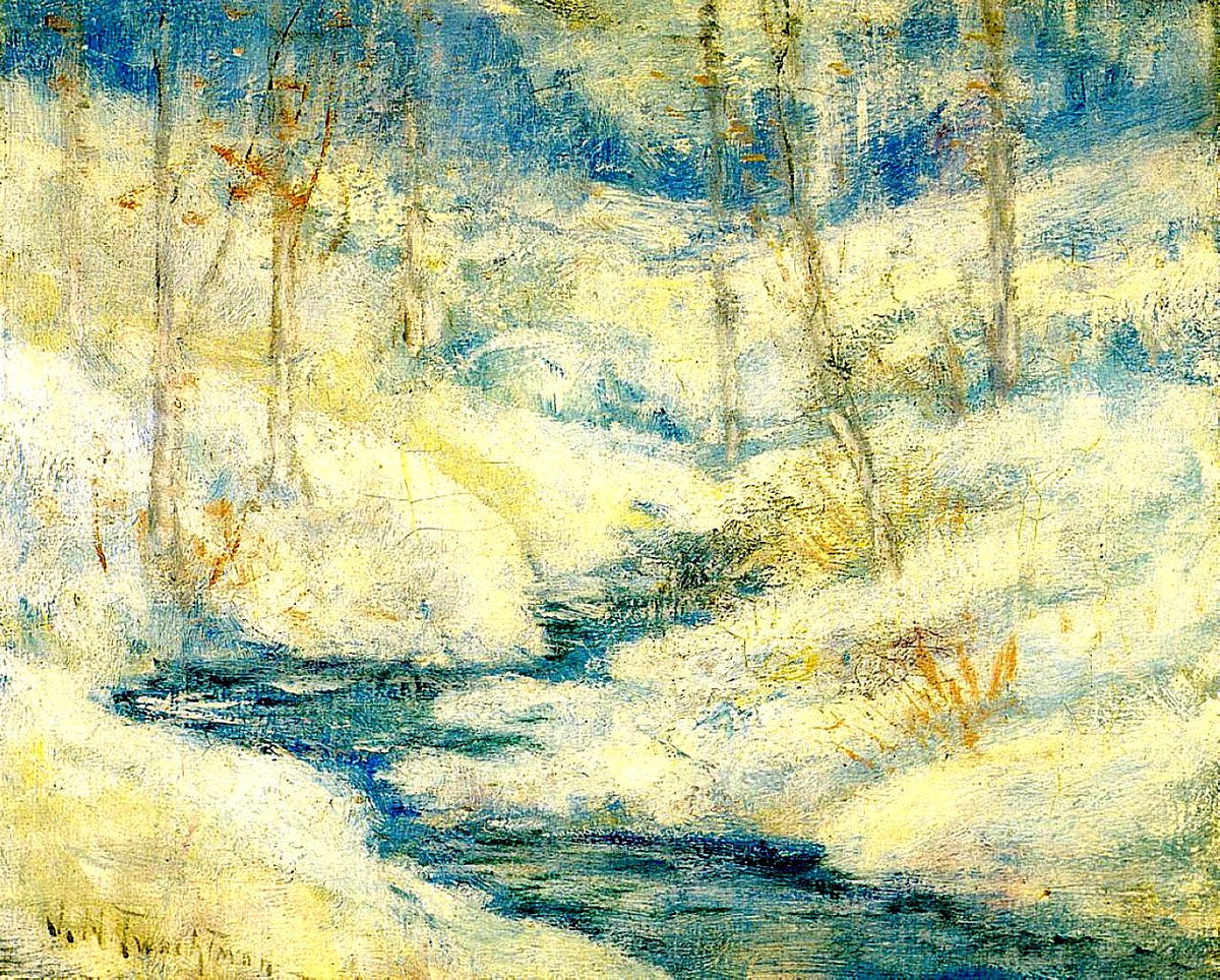 Snow Scene by John Henry Twachtman