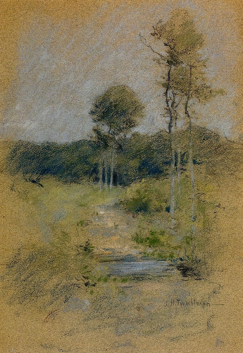 Spring Landscape (also known as Spring in Marin County) by John Henry Twachtman