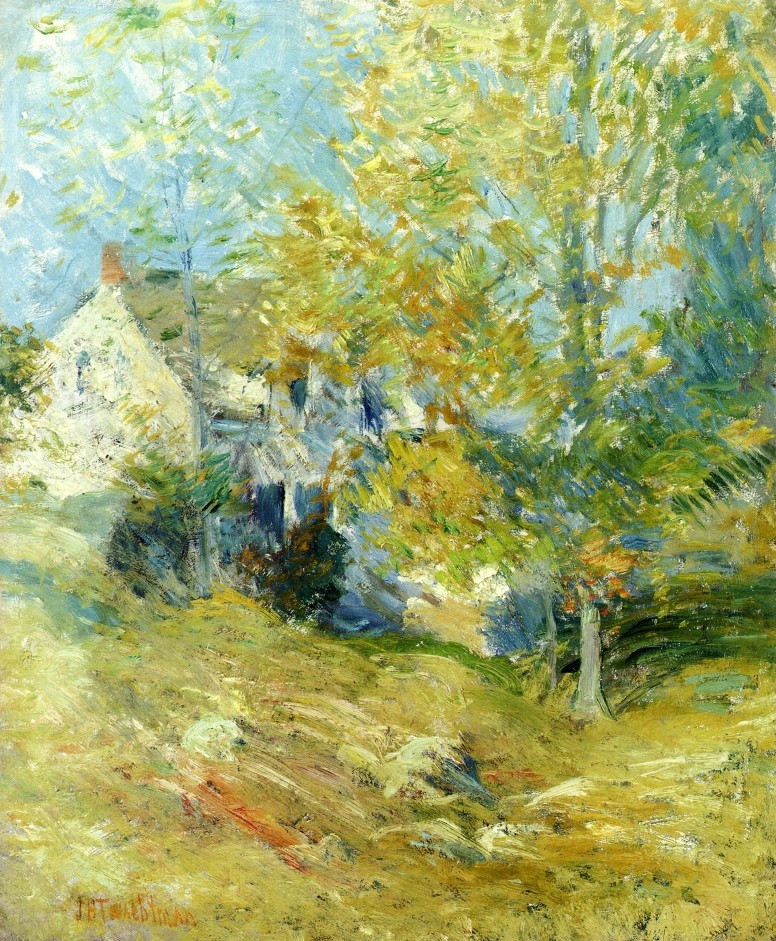 The Artist's House through the Trees (also known as Autumn Afternoon) by John Henry Twachtman