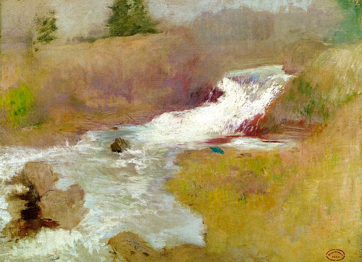 The Cascade in Spring by John Henry Twachtman