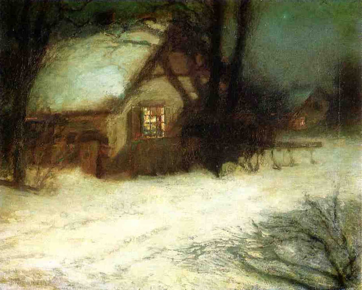 The Christmas Tree by John Henry Twachtman