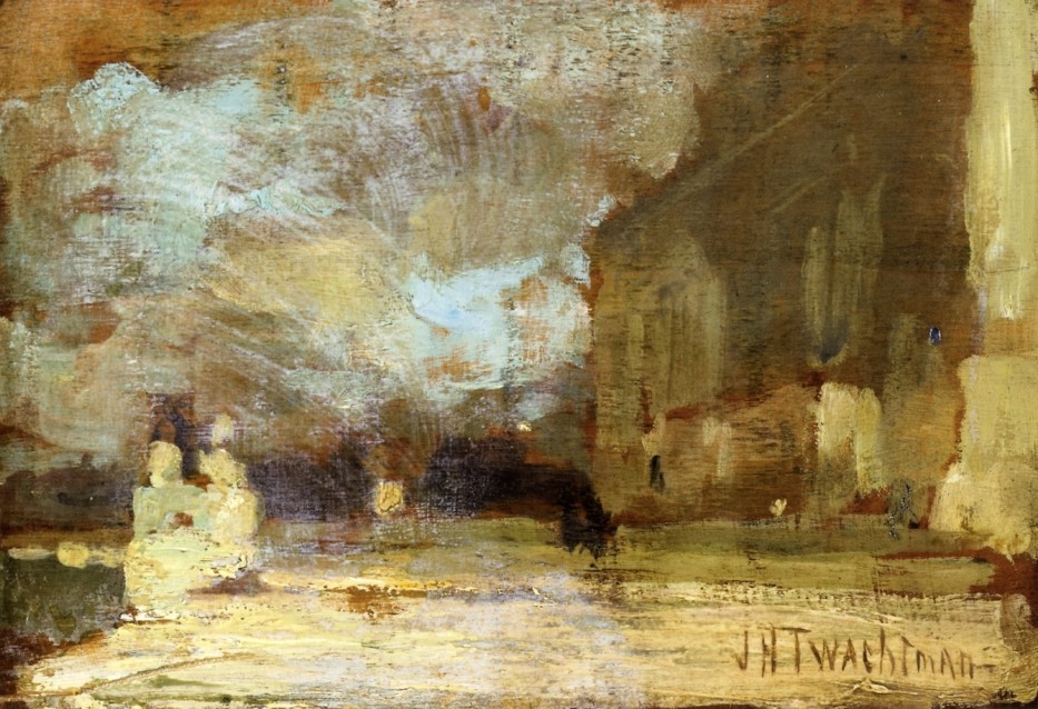The Quai, Venice by John Henry Twachtman