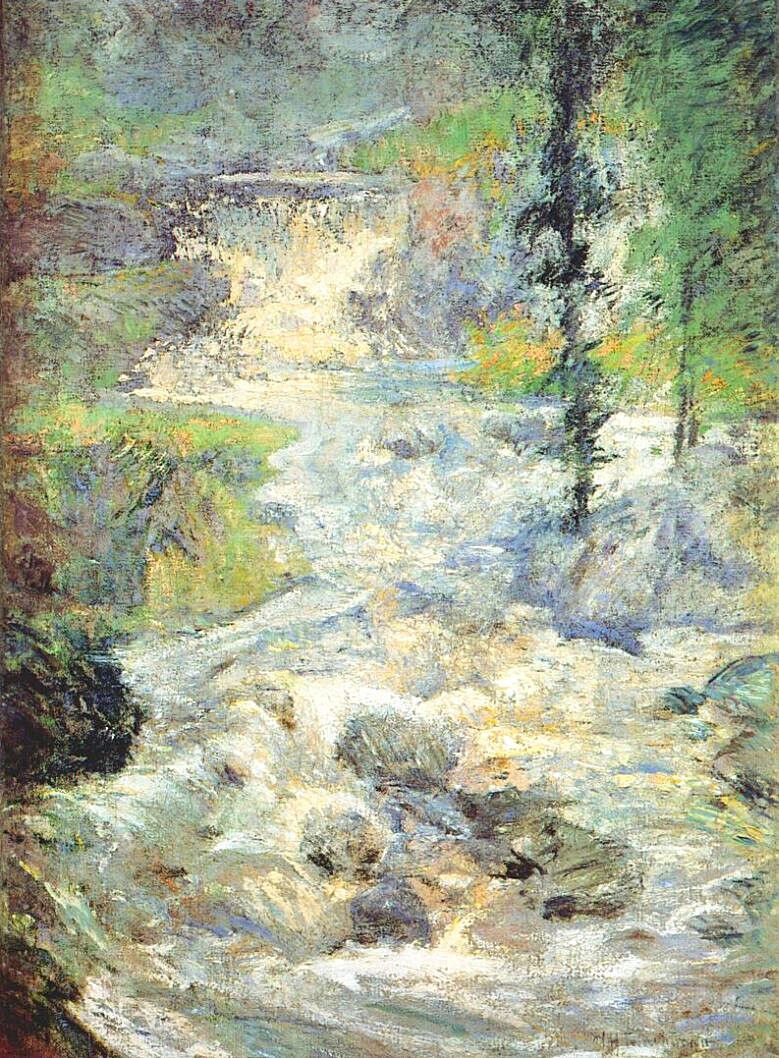 The Rainbow`s Source by John Henry Twachtman