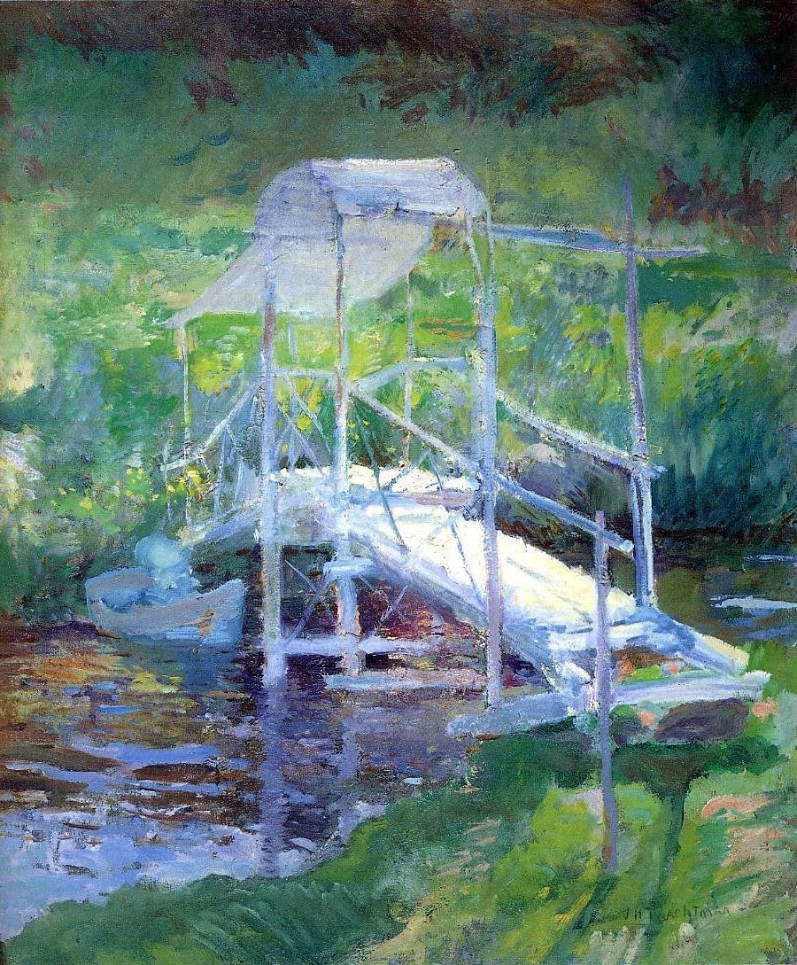 The White Bridge by John Henry Twachtman