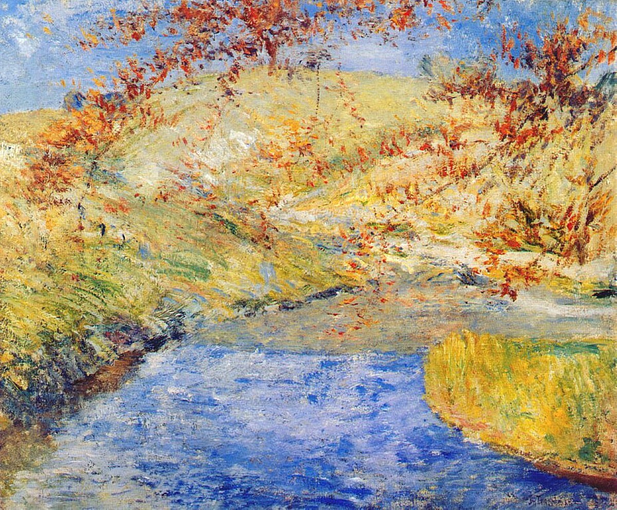 The Winding Brook by John Henry Twachtman