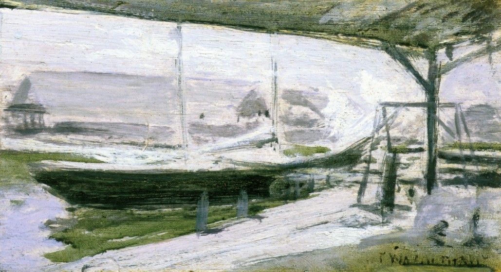 Under the Wharves by John Henry Twachtman