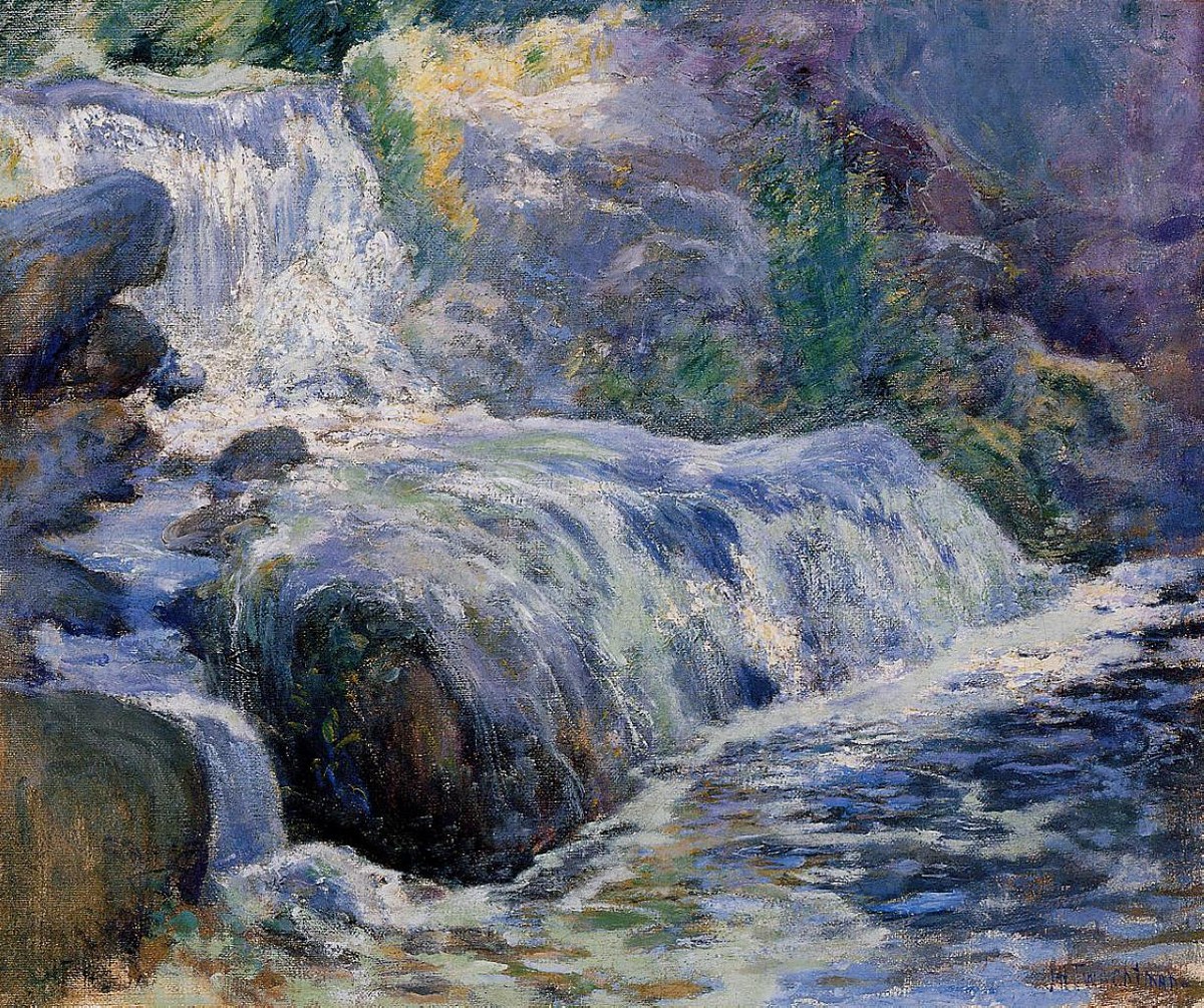 Waterfall by John Henry Twachtman