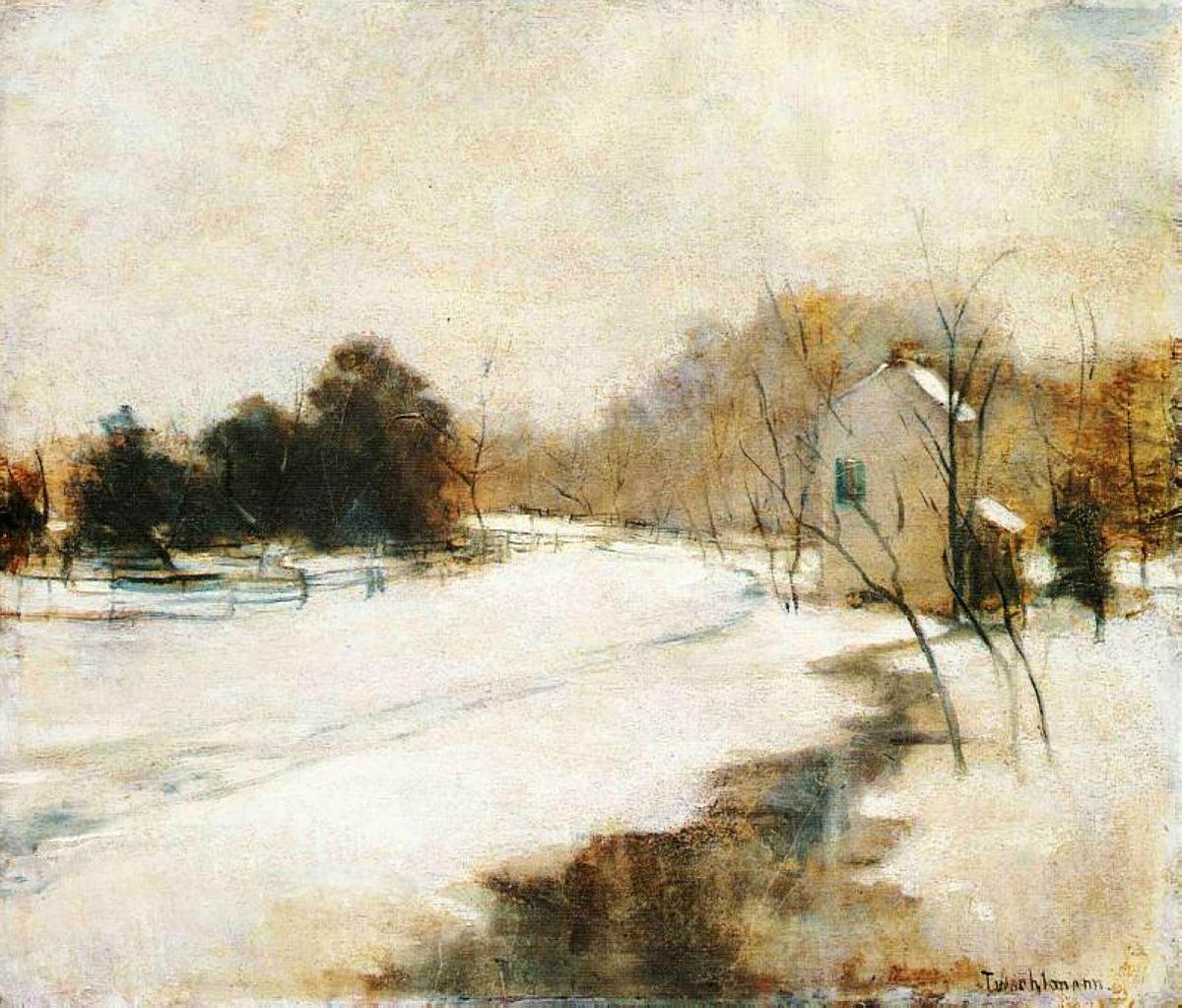 Winter in Cincinnati by John Henry Twachtman