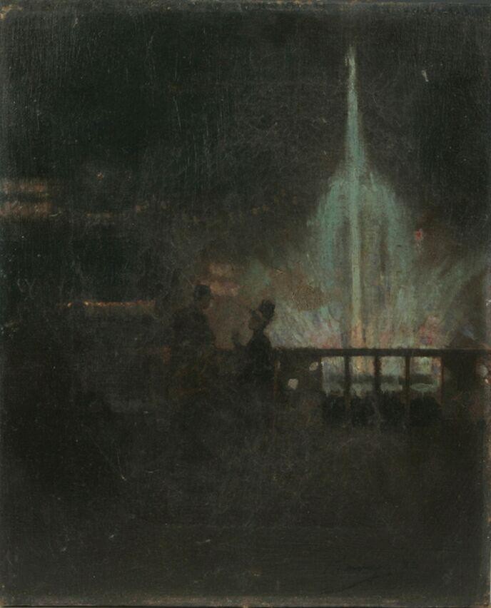 The Fairy Fountain, Glasgow International Exhibition by John Lavery