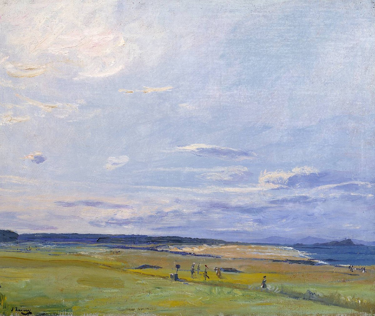 The Golf Course, North Berwick by John Lavery