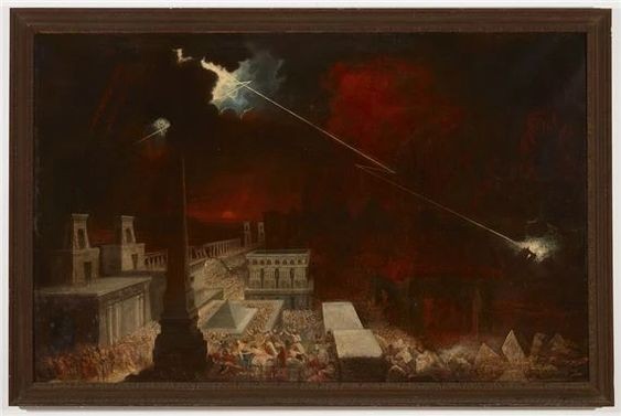 Apocaliptic landscape by John Martin
