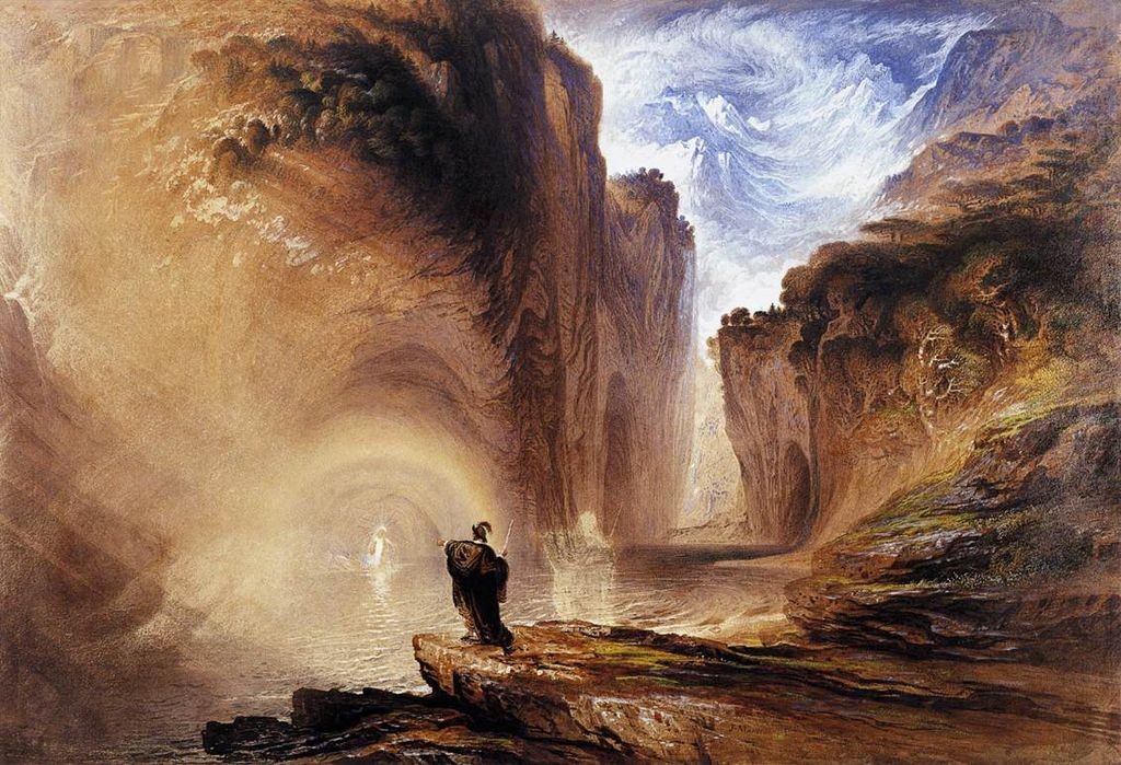 Manfred and the Alpine Witch by John Martin