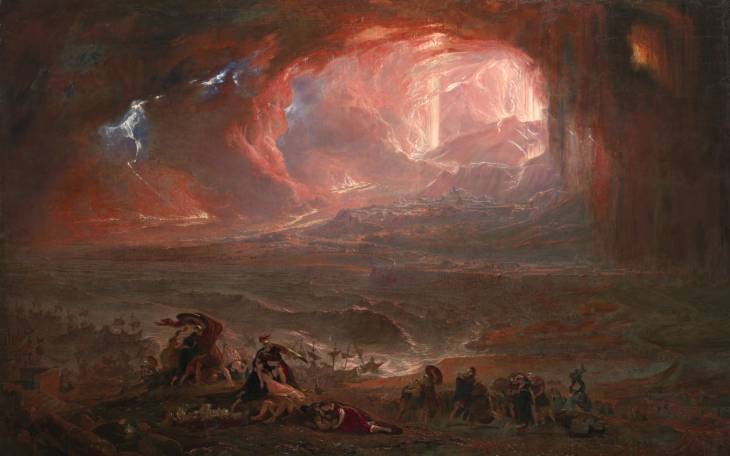 The Destruction of Pompei and Herculaneum by John Martin