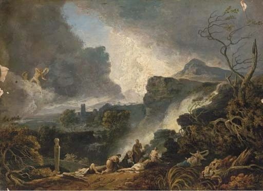 The wrath of the gods by John Martin