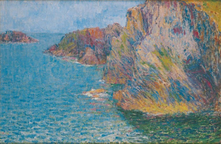 La Pointe de Morestil par mer calme by John Peter Russell