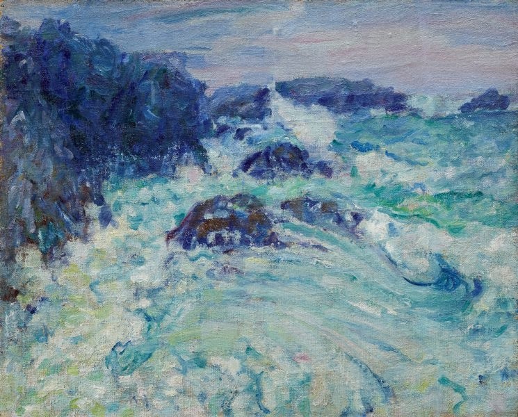 Rough sea, Morestil by John Peter Russell