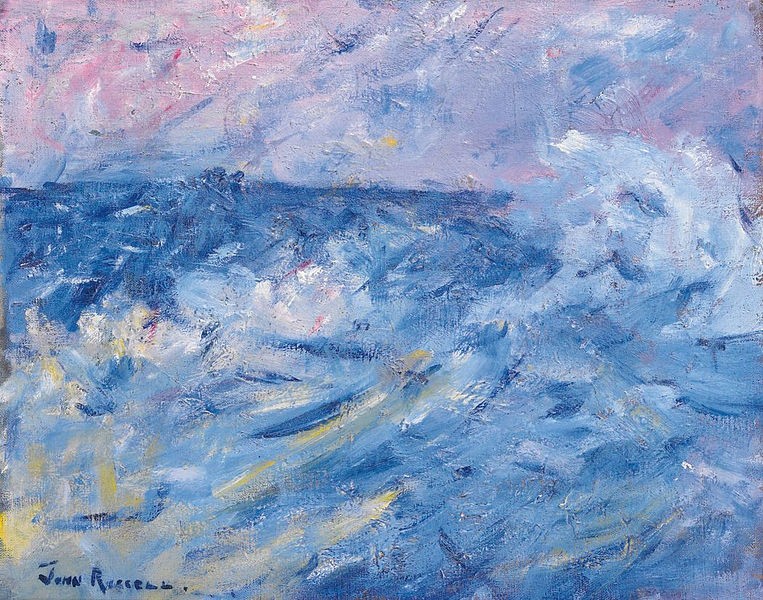Stormy Sky and Sea, Belle Ile, off Brittany by John Peter Russell