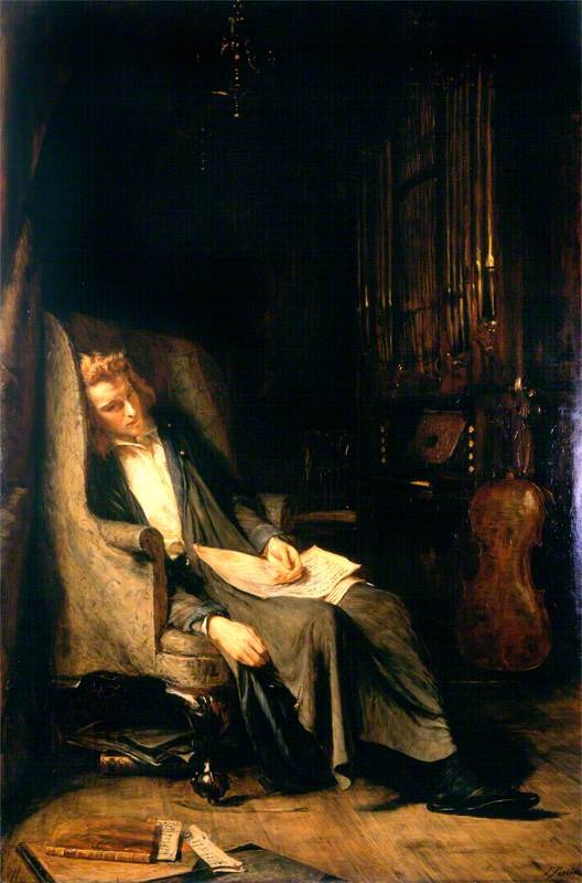A Musician's Reverie by John Pettie