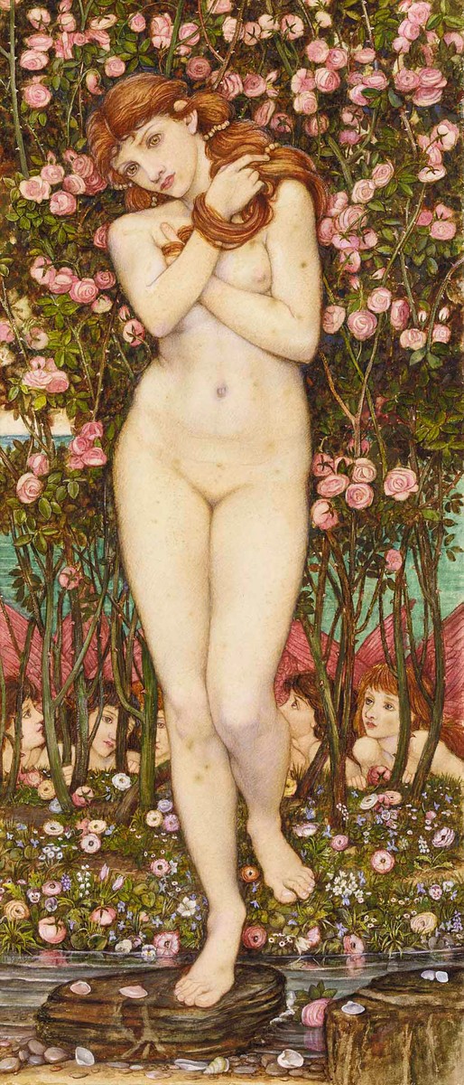 Nymph by John Roddam Spencer Stanhope