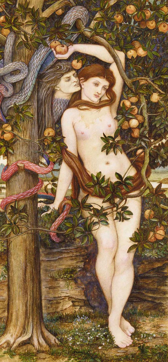 The Temptation of Eve by John Roddam Spencer Stanhope