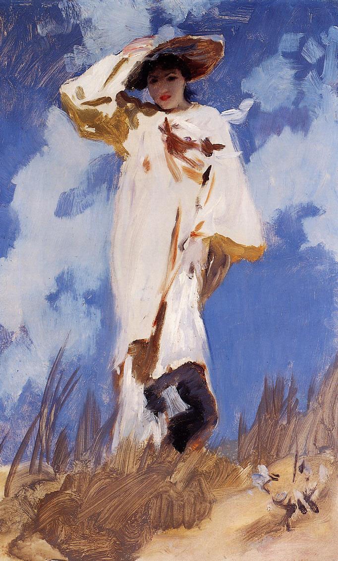 A Gust of Wind by John Singer Sargent