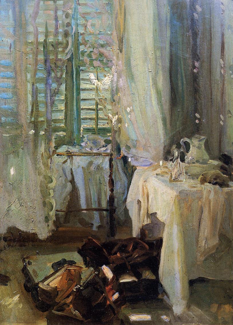 A Hotel Room by John Singer Sargent