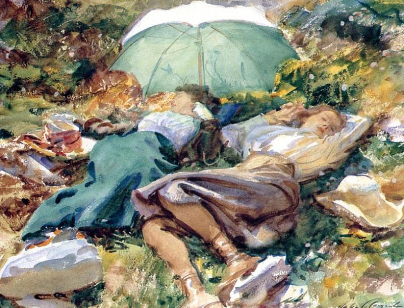 A Siesta by John Singer Sargent