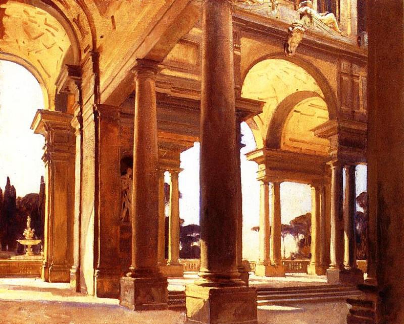 A Study of Architecture, Florence by John Singer Sargent